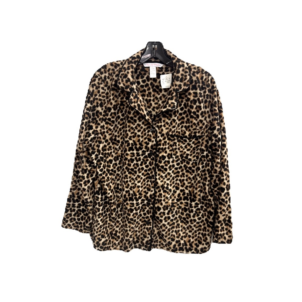 NWT PILLOW TALK ANIMAL PRINT FLEECY WOMEN PYJAMAS IN SIZE LARGE